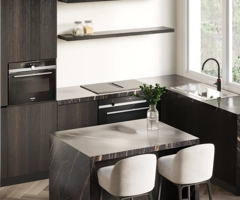 Keuken 3D impressie Amsterdam