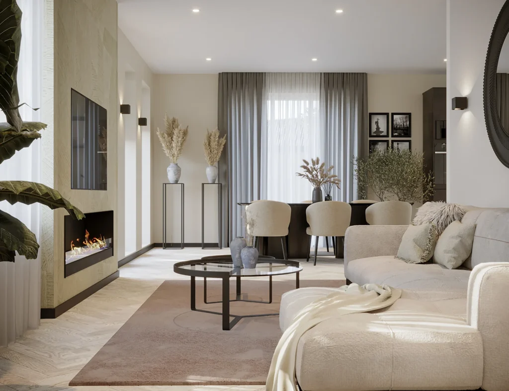 3D impressie villa in Emmen