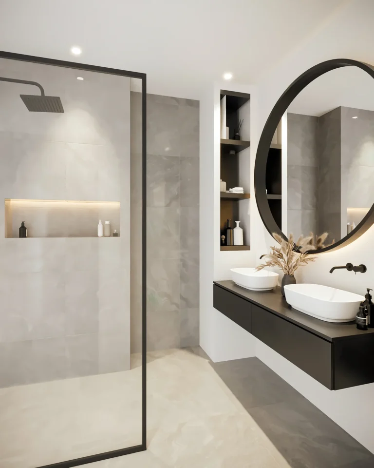 Renders van een badkamer in Emmen