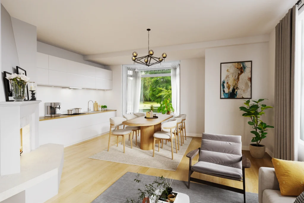 After van een verkoopstyling woonkeuken in Rotterdam